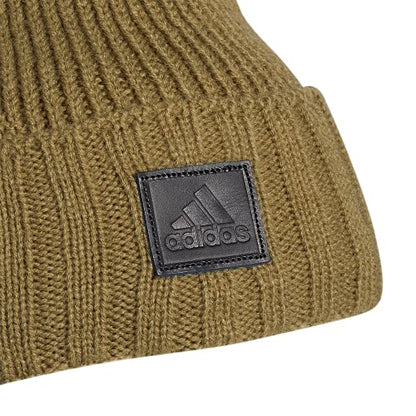 adidas Men's Pine Knot Fold Beanie - color: Orbit Green/Black