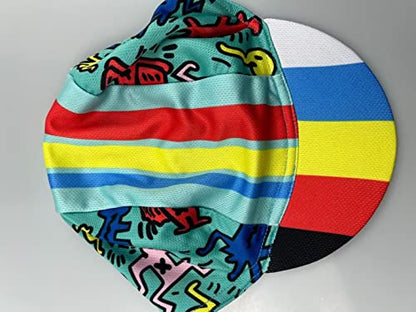 Funny Cycling Cap - Polyester Cartoon Cycling Hat-Under Helmet - Cycling Helmet Liner Breathable&Sweat Uptake - color: G24