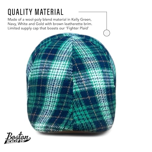 The Original Boston Scally Cap - The Fighting Rock Mens Flat Hat - Six Panel Newsboy Cap for Men - size: X-Small