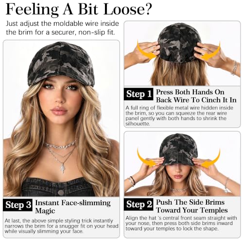 Stylish Newsboy Cap Soft Foldable Flat Cap for Big Heads - color: Camouflage Green