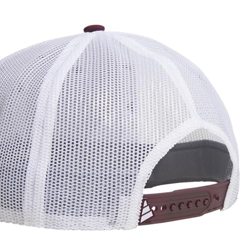 adidas Men's Trucker Hat - color: Maroon/White
