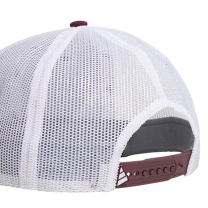 adidas Men's Trucker Hat - color: Maroon/White