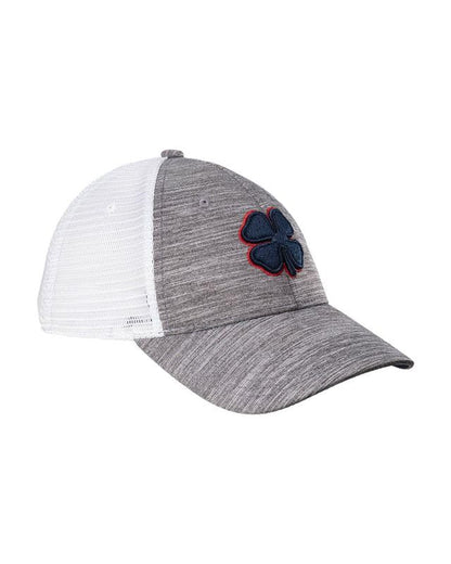 Black Clover Unisex Perfect Luck Fitted Golf Hat - color: Navy/Red/Charcoal/White, size: Small-Medium