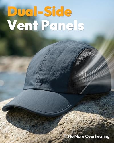 Mens Womens Baseball Caps Hat Breathable Sun Protection Running Golf Hats for Men Women for Outdoor Activities - color: Navy Blue