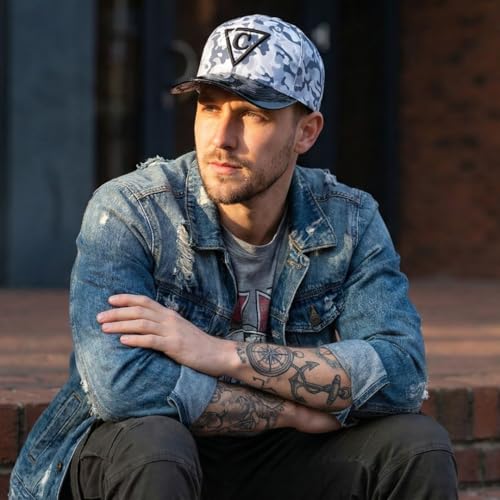 Capiche [99+ Variations] Special Series Snapback Cap - One Size Unisex Men - color: [Camo] Grey Camo Cu