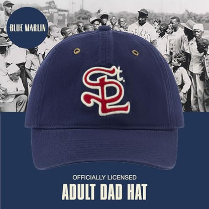Blue Marlin Dad Hat, Adult Cotton Baseball Cap with Curved Brim, One Size. - color: St. Louis Stars