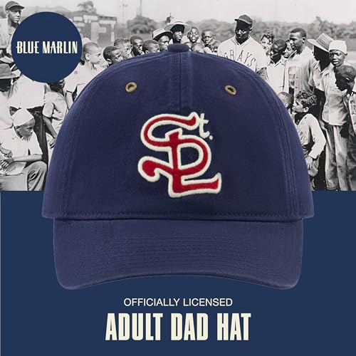 Blue Marlin Dad Hat, Adult Cotton Baseball Cap with Curved Brim, One Size. - color: St. Louis Stars