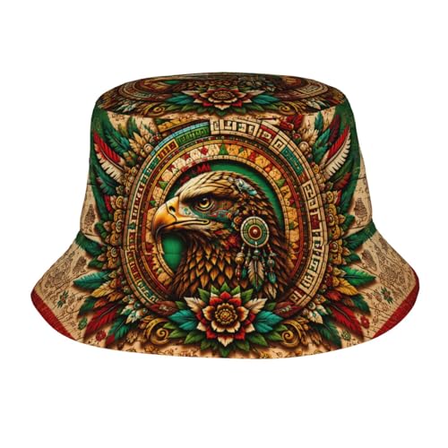 Bucket Hat for Men Women Packable Sun Hats Fisherman Outdoor Summer Travel Hiking Beach Caps - color: Mexico