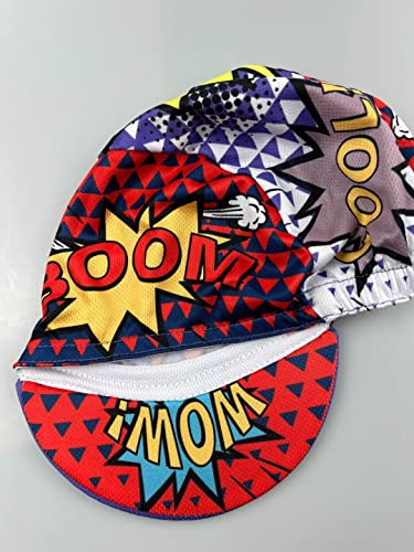 Funny Cycling Cap - Polyester Cartoon Cycling Hat-Under Helmet - Cycling Helmet Liner Breathable&Sweat Uptake - color: B4