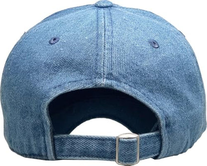 KBETHOS® Classic Washed Cotton Baseball Cap - color: Medium Denim