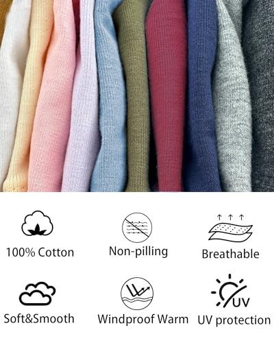 ROYBENS 100% Cotton T-Shirt Beanie for Women Men Slouchy Soft Skull Cap - color: 1pcs-wine Red