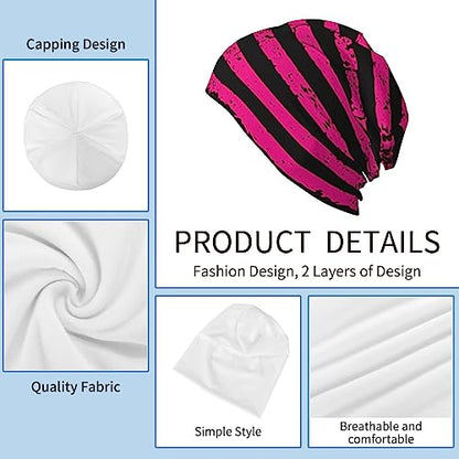 Sigouyinei Soft Knit Beanie Hat Lightweight Winter Hat for Women - color: Black28