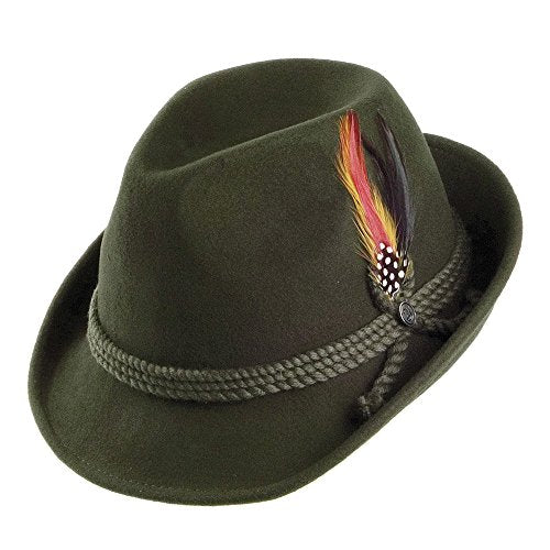 Jaxon Alpine Fedora Hat - size: Small