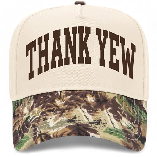 Thank Yew Collegiate Hat - color: Woodland Camo/Natural