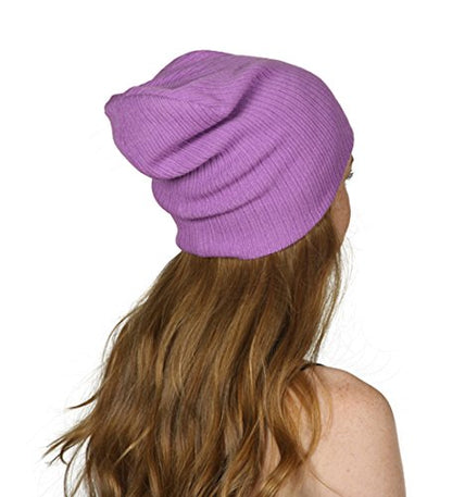 TOP HEADWEAR Soft Ribbed Slouchy Beanie - color: Radiant Orchid