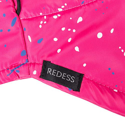 REDESS Winter Windproof Hat, Unisex Children Heavyweight Balaclava, Ski Mask with Thick Warm Fleece Face Cover - color: Point Rose