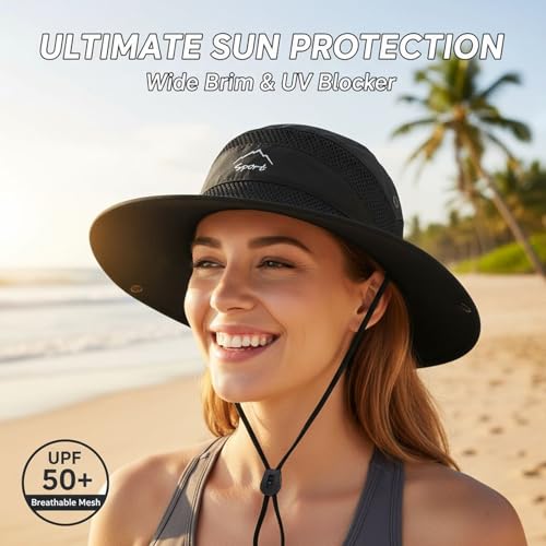 3Pcs Sun Bucket Hats for Women Men, Breathable Wide Brim UV Protection Fishing Hat Summer Outdoor Beach Hiking Hats - color: Beige + Light Grey + White