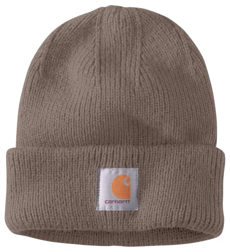 Carhartt Women's Rib Knit Beanie - color: Stone Brown