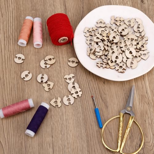 90pcs Pom Poms Buttons for Hats, Poplar Wooden Handmade Keepers Buttons Removable Beanie Button Faux Fur Pom Fastener Holder for Knitting Beanies DIY Crafted Decoration (3 Styles)