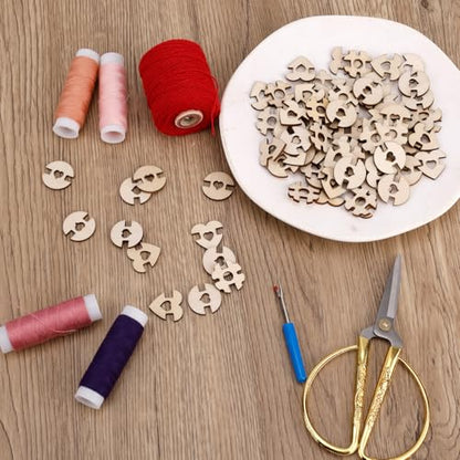 90pcs Pom Poms Buttons for Hats, Poplar Wooden Handmade Keepers Buttons Removable Beanie Button Faux Fur Pom Fastener Holder for Knitting Beanies DIY Crafted Decoration (3 Styles)
