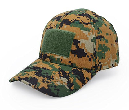 UltraKey Military Tactical Operator Cap, Outdoor Army Hat Hunting Camouflage Baseball Cap - color: Jungle Digital
