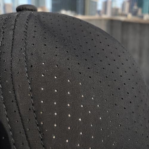 Quick Dry Baseball Cap with Adjustable Strap - color: Black