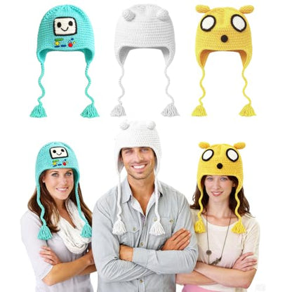 Adventuring Costume Beanie Hat Halloween Adult Anime Character Hat One Size, Winter Warm Cartoon Animal Dog, Halloween Cosplay Costume Anime Costume Set