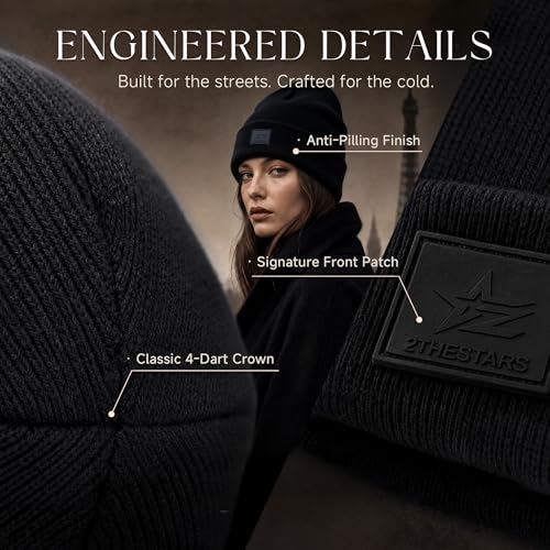 Winter Beanie Men Women Heavyweight Stretch Knit Cuffed Hat - color: Blush