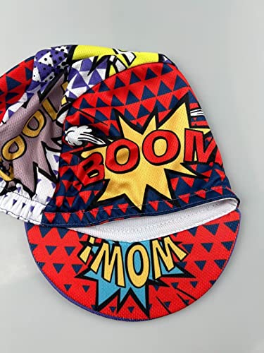 Funny Cycling Cap - Polyester Cartoon Cycling Hat-Under Helmet - Cycling Helmet Liner Breathable&Sweat Uptake - color: B4