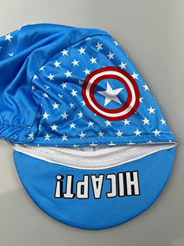 Funny Cycling Cap - Polyester Cartoon Cycling Hat-Under Helmet - Cycling Helmet Liner Breathable&Sweat Uptake - color: B9