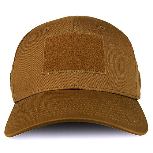 Armycrew Military Tactical Patch Structured Operator Baseball Cap - color: Coyote
