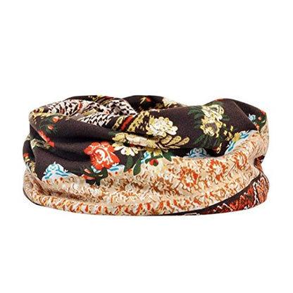 XYIYI Womens Chemo Headwear Hats Cotton Slouchy Beanie Cap Scarf - color: Multicolor