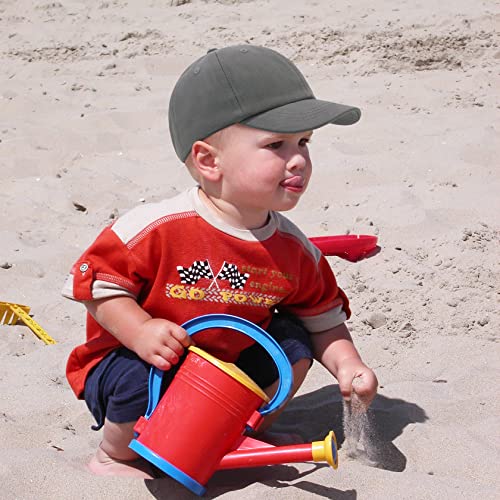 qikqik Baby Baseball Cap Toddler Baseball Hat Baby Ball Cap Toddler Hats for Boys Girls Cotton Infant Caps Kids Trucker Hat - color: Grey, size: 2-6 Years
