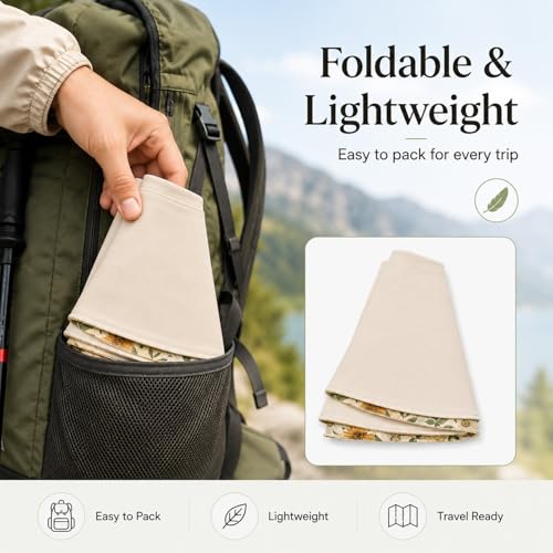 HUAMULAN Wide Brim Women Summer Sun Floppy Hat Reversible Beach Bucket Hat - color: M2320-beige
