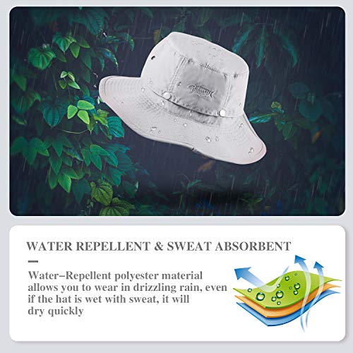 Palmyth Head Net Hat, Sun Hat Safari Hat - color: Grey