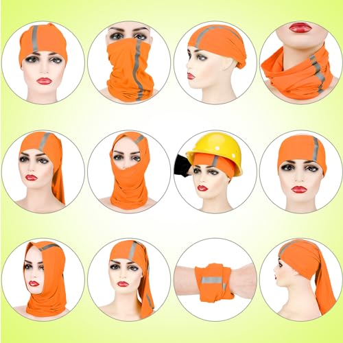 SATINIOR 4 Pcs Neck Gaiter Face Mask for Men - color: Classic Colors