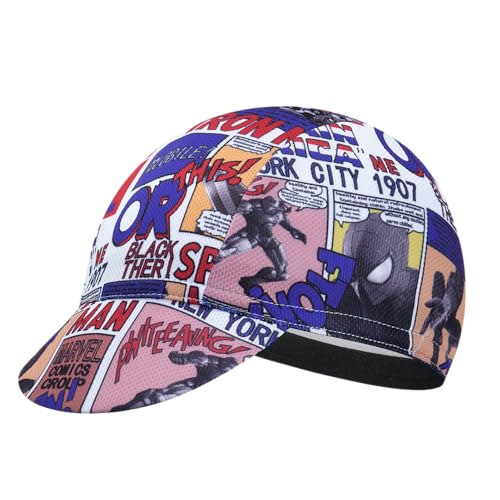Cycling Cap for Man and Woman Cycling Hat Under Helmet-Polyester Breathable Sweat Absorbent - color: Flo-18