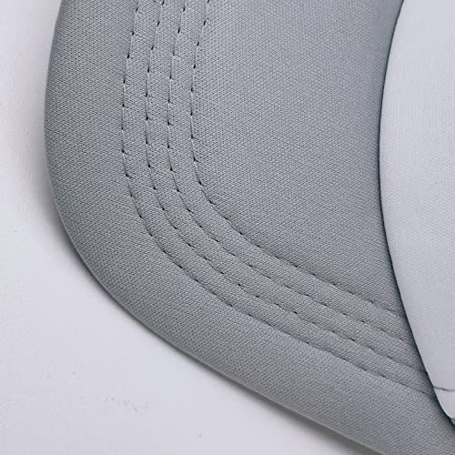 12 Pack Sublimation Hats for Men Blank Trucker Hats Bulk Snapback Mesh Women Baseball Caps DIY Custom 18 Colors - color: Pale