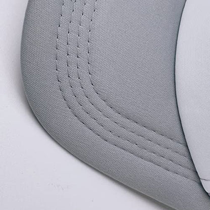 12 Pack Sublimation Hats for Men Blank Trucker Hats Bulk Snapback Mesh Women Baseball Caps DIY Custom 18 Colors - color: Pale