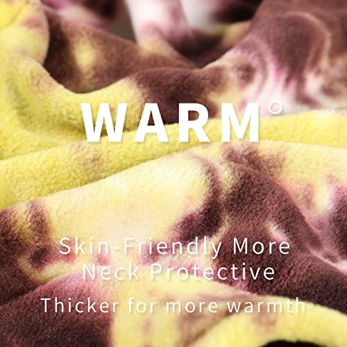 Achiou Ski Mask, Winter Balaclava Warm Windproof Face Cover Men Women - color: Yellow