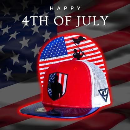 Capiche [99+ Variations] Special Series Snapback Cap - One Size Unisex Men - color: 4th of July