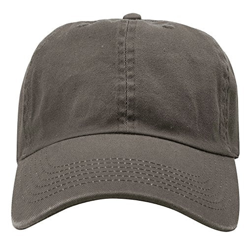 Falari Classic Baseball Cap Dad Hat 100% Cotton Soft Adjustable Size - color: Olive