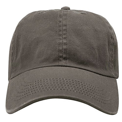Falari Classic Baseball Cap Dad Hat 100% Cotton Soft Adjustable Size - color: Olive