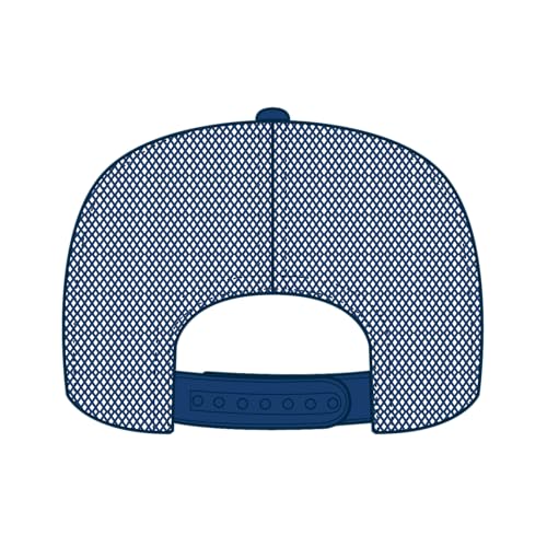 OTTO Cap 5 Panel High Crown Air Mesh Back Trucker Hat | Bulk Packs - color: 001 - Royal