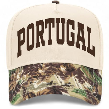 Portugal Collegiate Hat - color: Woodland Camo/Natural