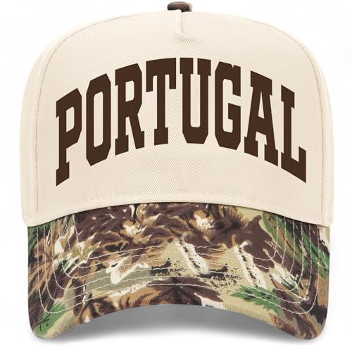 Portugal Collegiate Hat - color: Woodland Camo/Natural