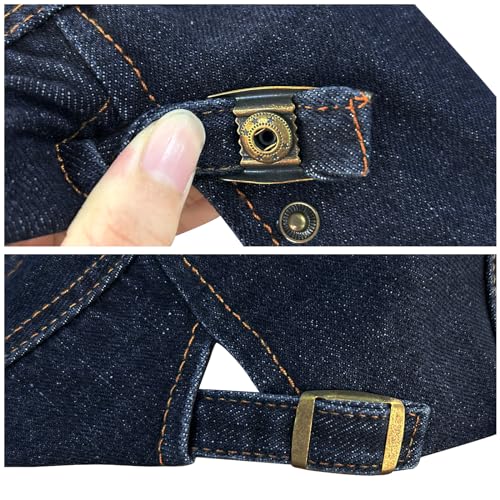 meioro Women Denim Newsboy Hat Cotton Flat Cap Ivy Gatsby Driving Hunting Gatsby Cabbie Denim Hats for Men - color: Dark Blue-b