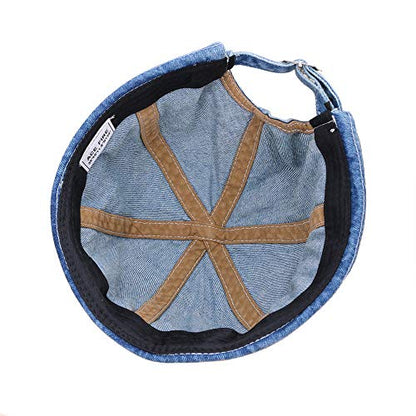jerague Beanie Hat for Men Women Brimless Cuffed Hat Skullcap Watch Cap Adjustable - color: Blue