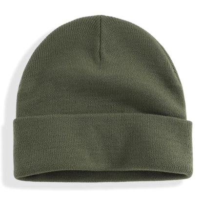 Connectyle Men's Cuffed Beanie Hat Double Layer Knit Winter Watch Cap - color: Army Green
