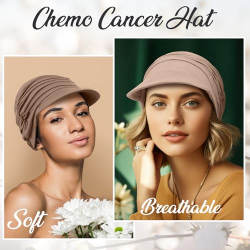 Chemo Cancer Hat for Women - color: Morandi Color